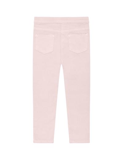 Jasno różowe spodnie niemowlęce z tkaniny