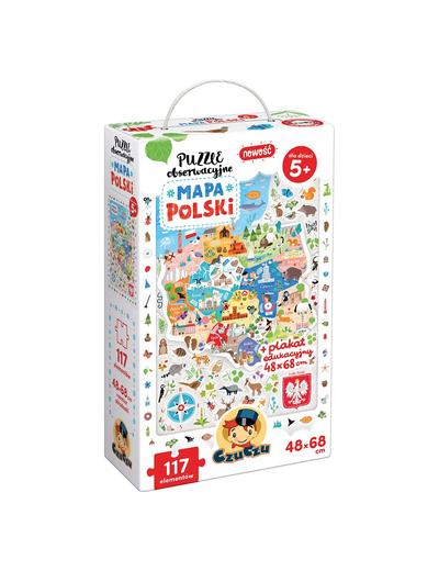 Puzzle obserwacyjne Mapa Polski CzuCzu wiek 5+