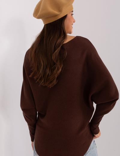 Camelowa damska czapka zimowa typu beret z kaszmirem