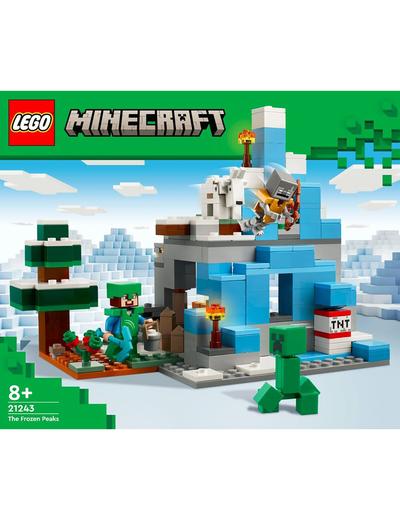 Klocki LEGO Minecraft 21243 Ośnieżone szczyty - 304 elementy,wiek 8 +