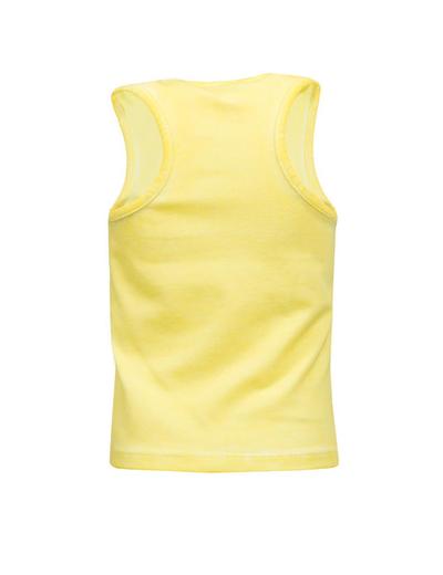 T-shirt chłopięcy bez rękawów - żółty - Stay Cool - Lief