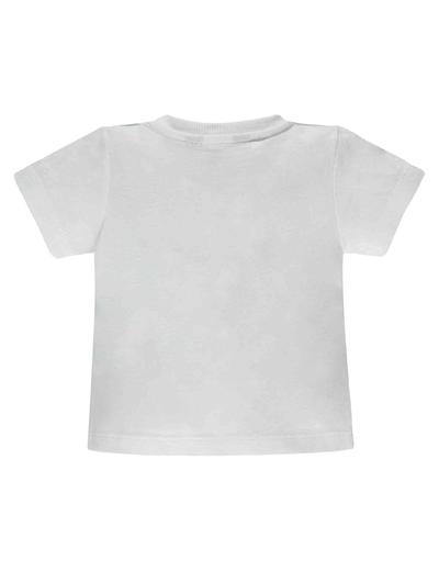 T-shirt chłopięcy niemowlęcy biały Surf