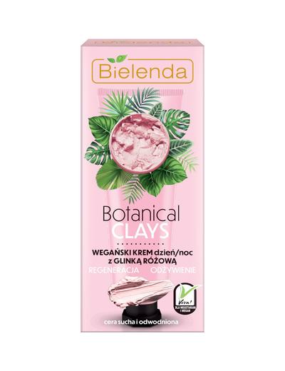 Bielenda BOTANICAL CLAYS Wegański krem z glinką różową dzień/ noc 50 ml