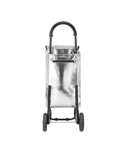 Wózek/torba za zakupy na kółkach Seria Fashion w kolorze srebrnym