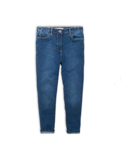 Niebieskie spodnie dziewczęce- jeansowe