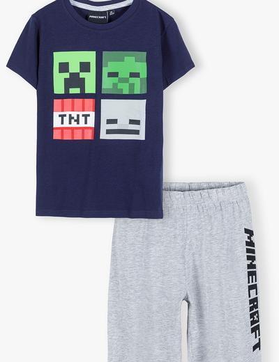 Bawełniana piżama chłopięca - Minecraft