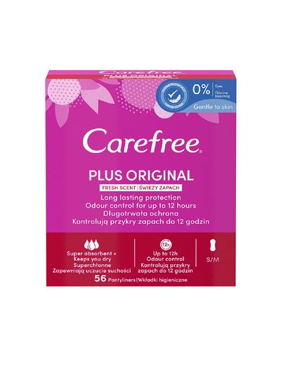 Wkładki higieniczne Carefree Plus Original Fresh - 56 sztuk