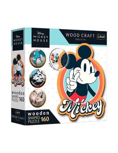 Drewniane Puzzle 160 elementów - Myszka Mickey