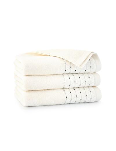 Ręcznik antybakteryjny Oscar z bawełny egipskiej kremowy- 50x100 cm