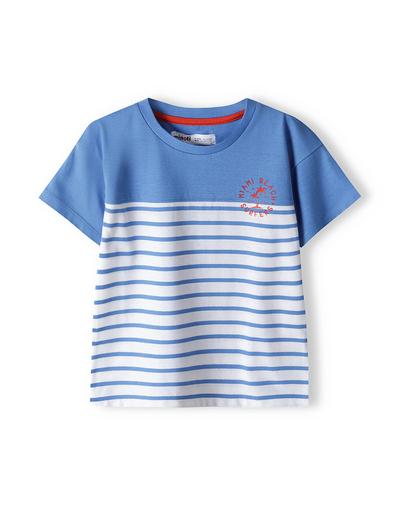 Komplet ubrań dla niemowlaka - t-shirt z bawełny + szorty dresowe