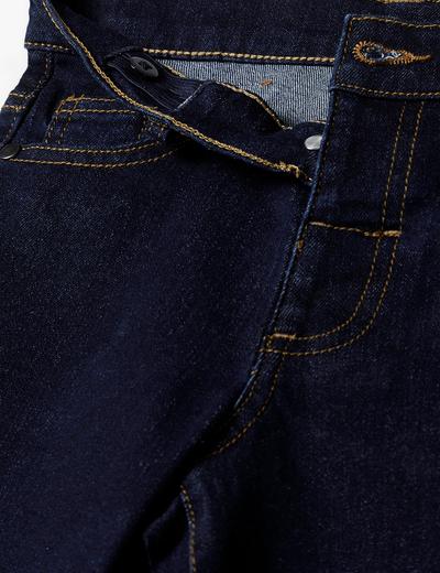 Granatowe spodnie jeansowe slim dla chłopca - 5.10.15.