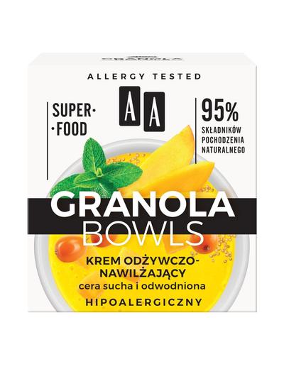 AA Granola Bowls krem odżywczo-nawilżający Nutri cera sucha i odwodniona 50 ml