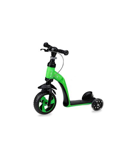 MoMi ELIOS 2 w 1 – rowerek biegowy i hulajnoga jeżdzik - zielony