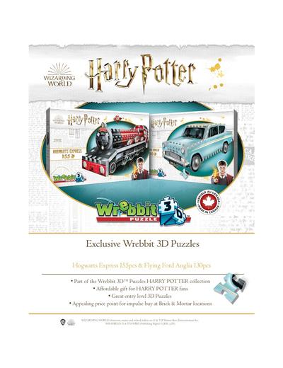 Wrebbit 3D puzzle Harry Potter Hogward Express Mini 155 elementów