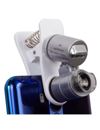 Mikroskop kieszonkowy Levenhuk Zeno Cash ZC4 - biały