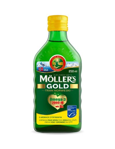 Möller's Tran Norweski Gold aromat cytrynowy 250 ml