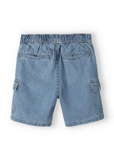 Jasnoniebieskie szorty jeansowe dla chłopca