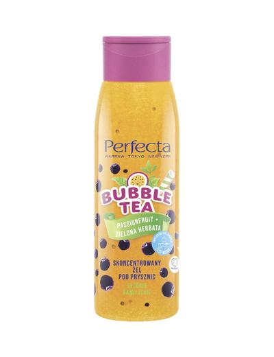Perfecta Bubble Tea, skoncentrowany żel pod prysznic, Passionfruit + Zielona Herbata, 400 ml