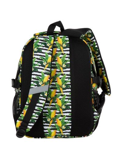 Plecak szkolny BackUp  w papugi- 3komorowy