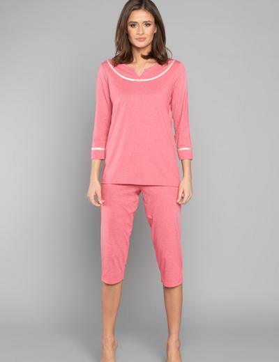 Piżama damska - t-shirt 3/4 rękaw i spodnie