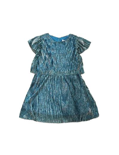 Elegancka sukienka na specjalne okazje-niebieska