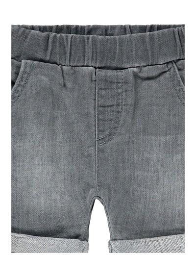Spodenki krótkie jeansowe dziewczęce, szare, Bellybutton
