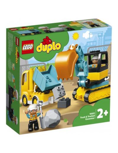 Lego Duplo - Ciężarówka i koparka gąsienicowa - 20 elementów wiek 2+