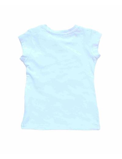 Dziewczęca koszulka z krótkim rękawem niebieska
