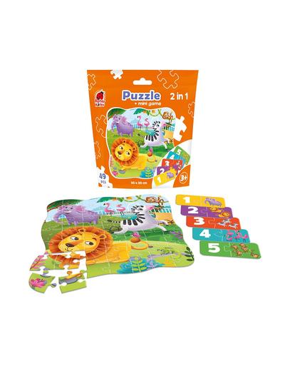 Puzzle dziecięce Zoo - Puzzle+gra