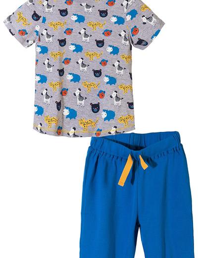 Piżama dla chłopca w kolorowe zwierzaki