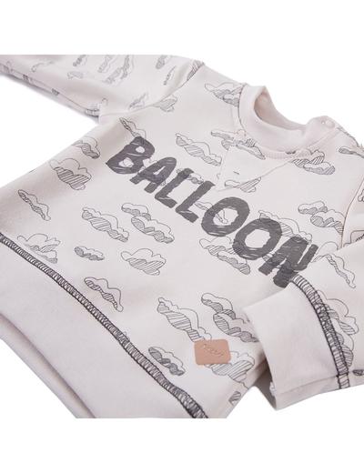 Bawełniana Bluza dresowa z kolekcji Balloons - beżowa
