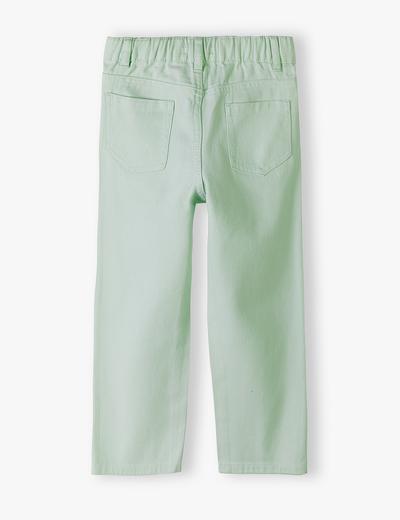 Spodnie dziewczęce - Wide Leg - zielone - Max&Mia