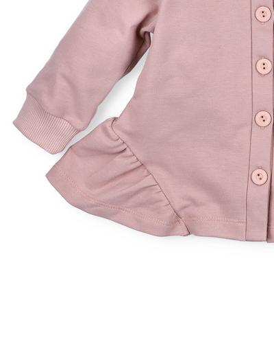 Bluza niemowlęca z bawełny organicznej dla dziewczynki