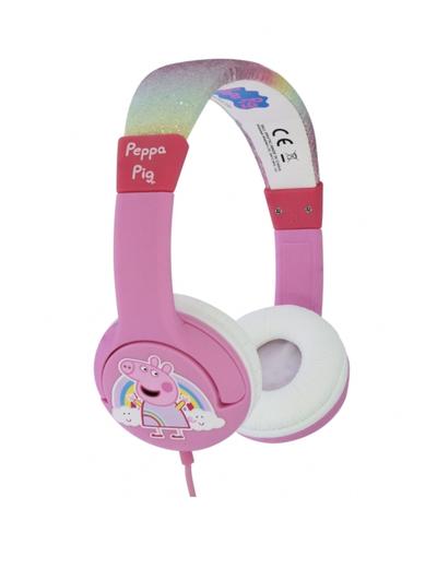 Słuchawki OTL nauszne Peppa Glitter Rainbow wiek 4-7 lat
