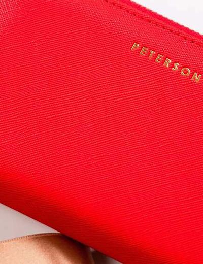 Elegancki portfel damski ze skóry ekologicznej - Peterson