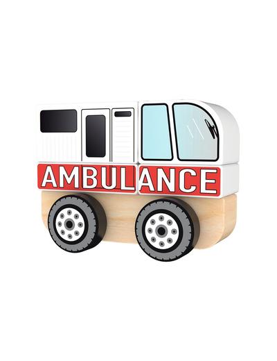 Zabawka drewniana - Ambulans