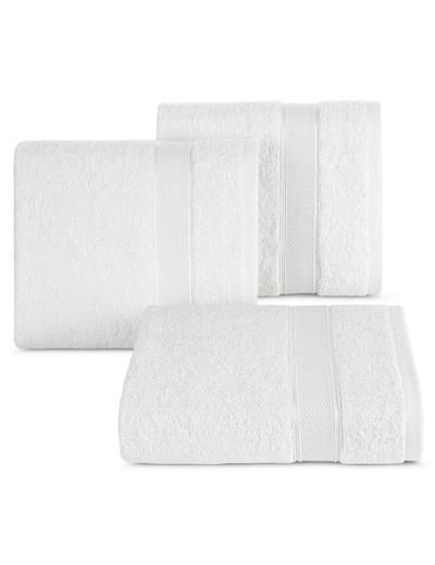 Ręcznik kąpielowy LIANA z bawełny 70x140 cm biały