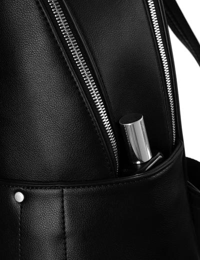 Modny plecak damski z kieszenią na urządzenie przenośne - Luigisanto