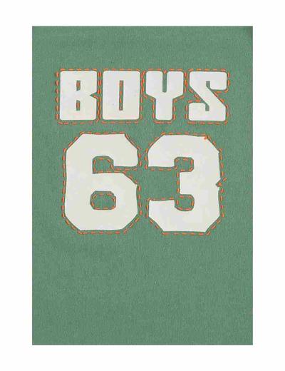 T-shirt chłopięcy, zielony, Boys 63, Lief