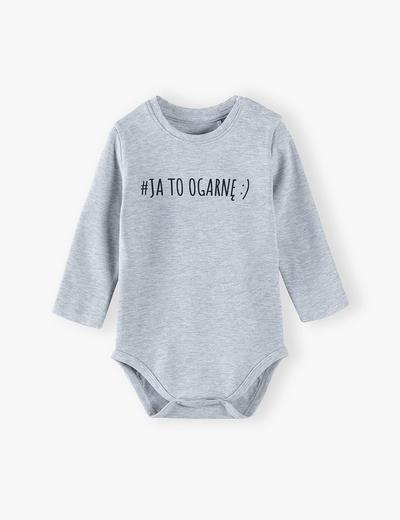 Body niemowlęce z napisem- # Ja to ogarnę - ubrania dla całej rodziny