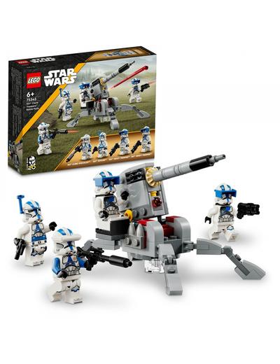 Klocki LEGO Star Wars 75345 Zestaw bitewny - żołnierze-klony z 501. legionu - 119 elementów, wiek 6 +