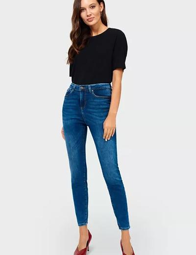 Spodnie damskie jeansowe Slim - niebieskie