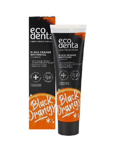 ECODENTA extra Expert Line - czarna, wybielająca pasta do zębów z węglem aktywnym o smaku pomarańczowym 100ml