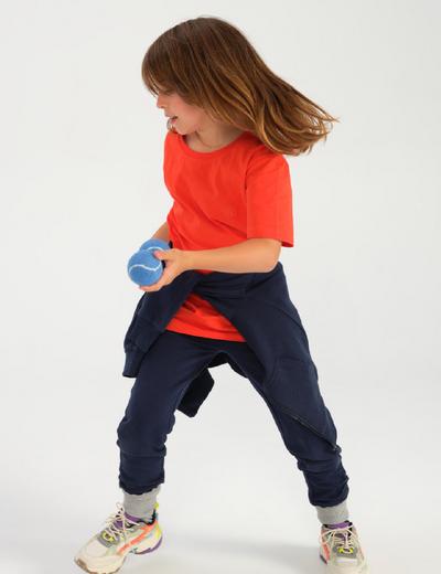 Pomarańczowy bawełniany t-shirt dla dziecka - unisex - Limited Edition