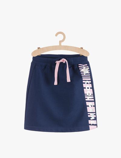 Sportowa spódnica dla dziewczynki- granatowa