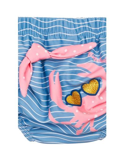 Majtki kąpielowe dla dziewczynki z pieluchą z filtrem UV Krab