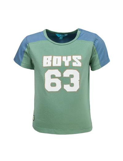 T-shirt chłopięcy zielony - Boys 63 - Lief