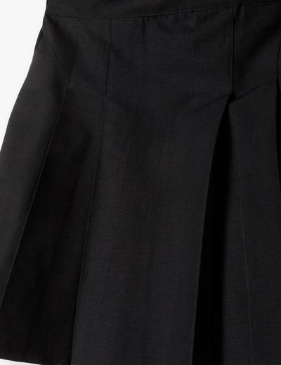 Spódnica dziewczęca plisowana - czarna