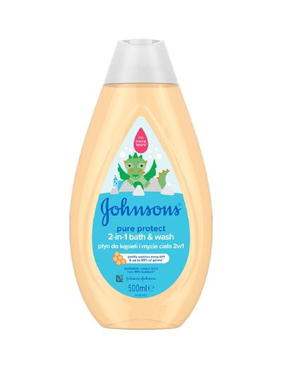 Johnson's Pure Protect płyn do kąpieli i mycia ciała 2w1 - 500 ml