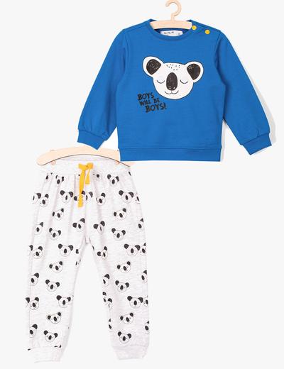 Komplet bluza i spodnie dresowe w pandy